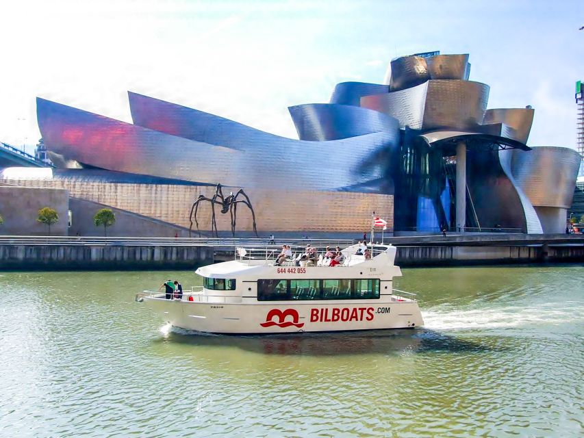 1-Hour Bilbao city Boat Tour or 2-Hour cruise to Portugalete - Starting at Pio Baroja Square beside City Hall Bridge