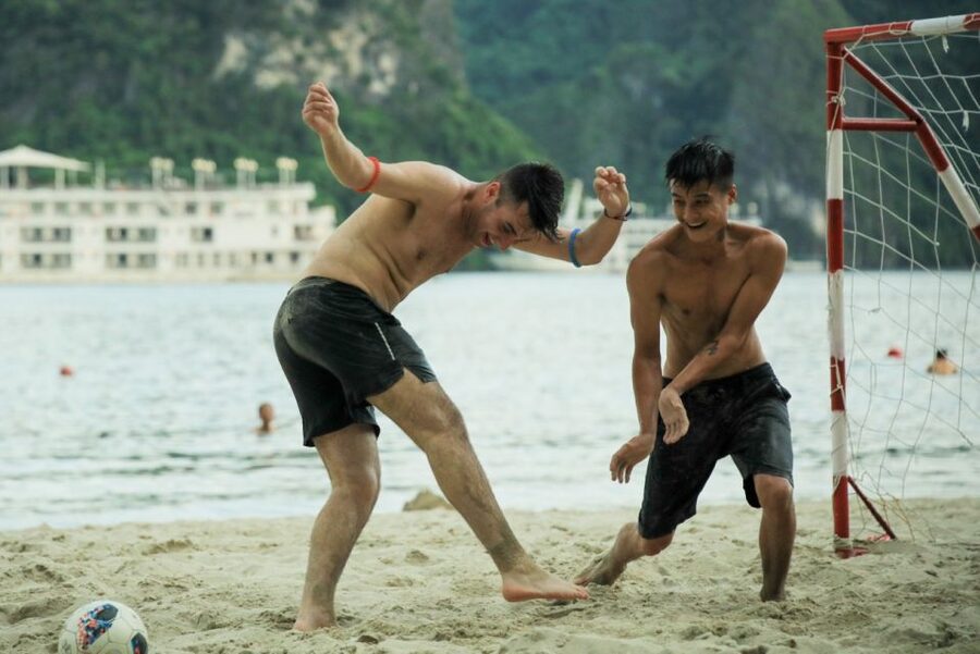 2-Day Royal Palace Ha Long Bay & Ti Top Island Cruise - Sunset, dinner, and a low-key evening on board
