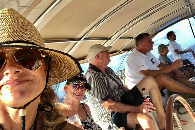 5 Hour Luxury Catamaran Day Sail in Sint Maarten on The Phoenix - Mullet Bay or Simpson Bay is the main swimming break