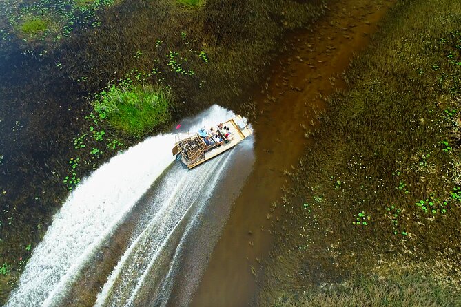 60 min. Everglades Airboat ride & pick-up ,small group +pro guide - The ride begins in Miami, not at the airboat dock