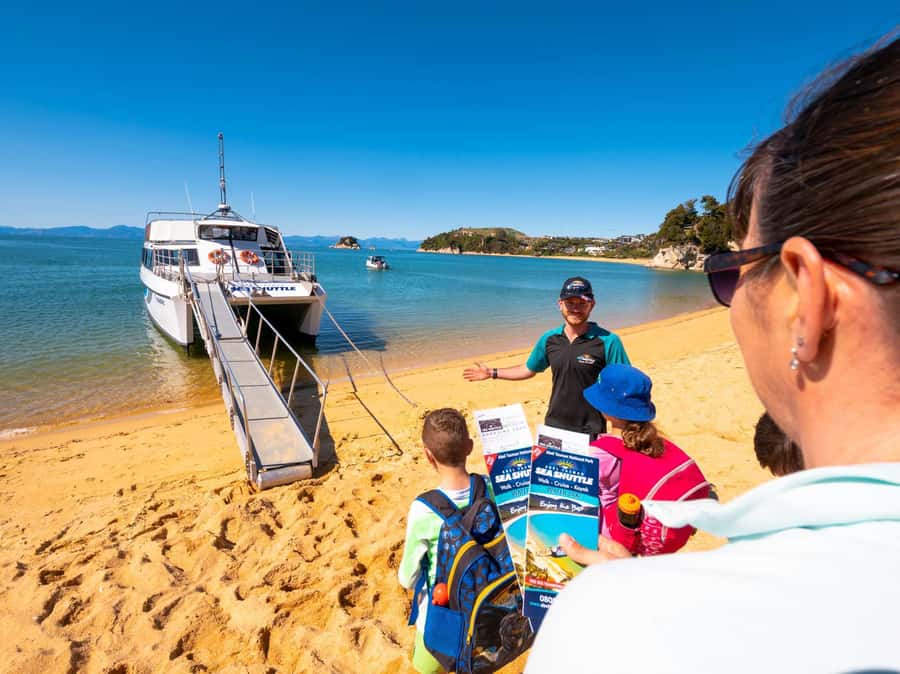 Abel Tasman National Full Park Scenic Cruise - Awaroa and the northern half of the park