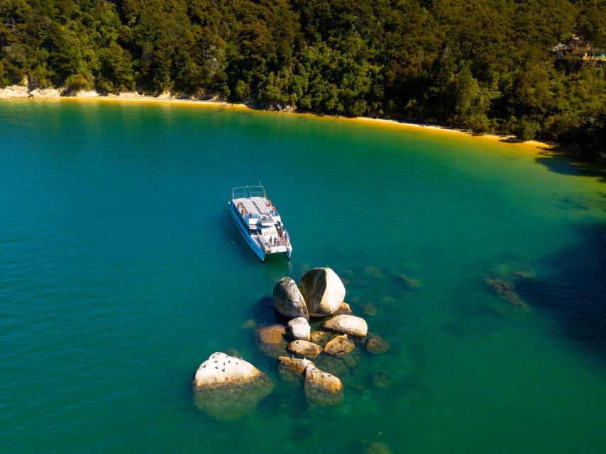 Abel Tasman National Full Park Scenic Cruise - Arriving at Totaranui