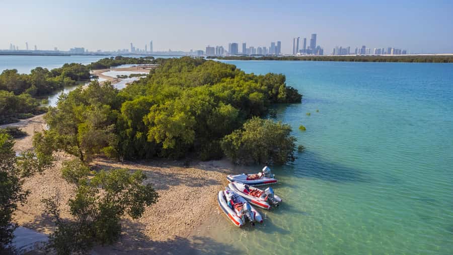 Abu Dhabi: Yas Island Self-Driving Guided Speedboat Tour - Starting at Al Bandar Marina