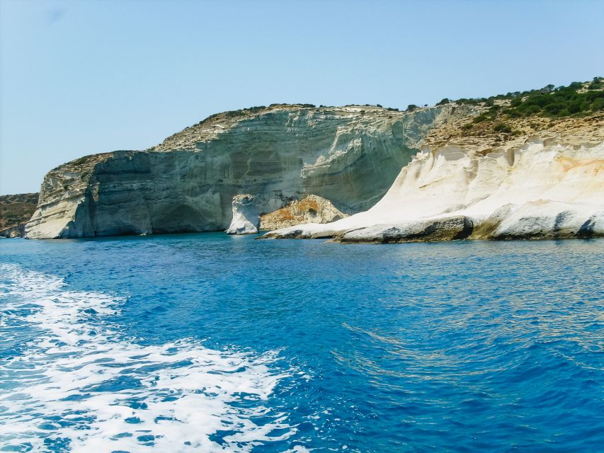 Adamas: Kleftiko Sailing Day Trip with Snorkeling and Lunch - Kalogries brings the first swim