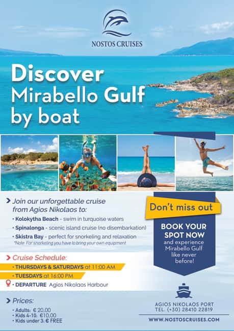 Agios Nikolaos: Fun Cruise Around Elounda Bay - Key points to know before booking