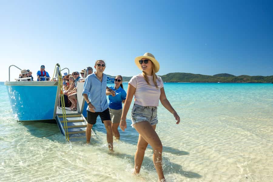 Airlie Beach: Hill Inlet Lookout and Whitehaven Beach Cruise - Cruising through Cid Harbour and Hook Passage