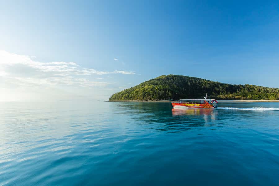 Airlie Beach: Whitehaven Full-Day Eco-Cruise with Buffet - The ride home and the tour’s climate focus