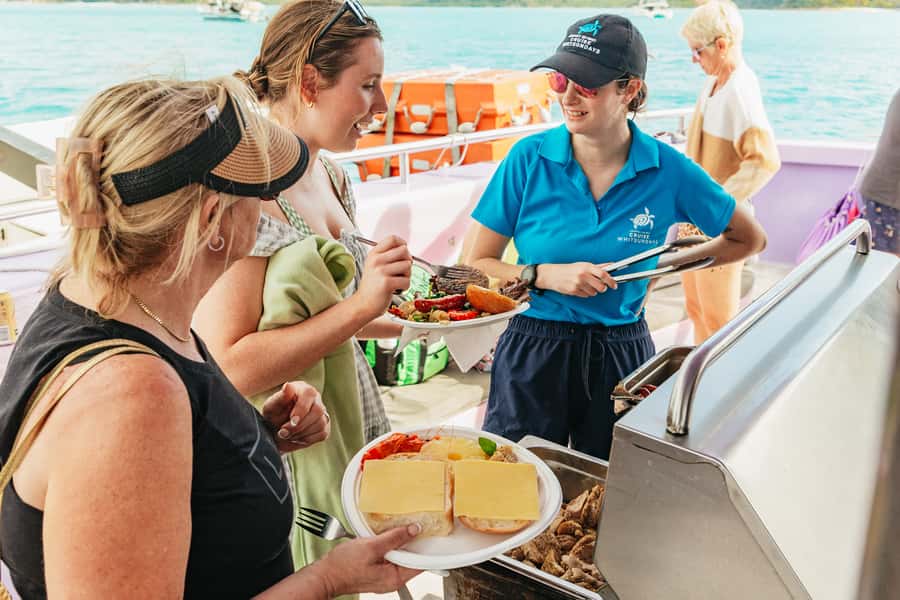 Airlie Beach: Whitsundays Full-Day Camira Sailing Adventure - Snorkeling at a fringing reef