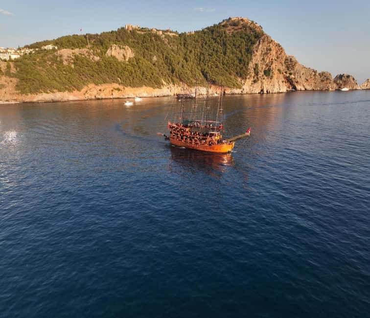 Alanya: Luxury Pirate Boat with Lunch & Unlimited Drinks - Setting Sail From Alanya Harbor