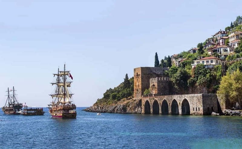 Alanya: Party Pirate Boat Trip w/Meal, Drinks, Pickup Option - Pickup from Alanya and nearby resorts