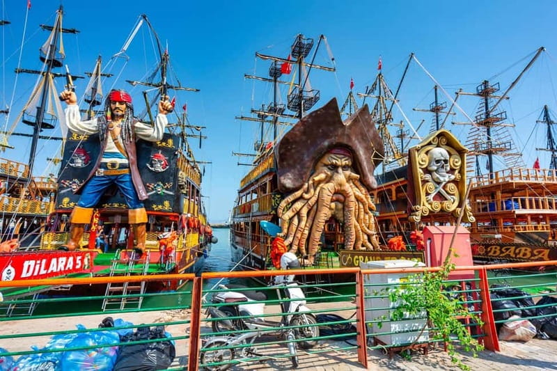 Alanya: Pirate Boat with Transfer, Lunch & Soft Drinks - Hotel Pickup and the Ride to the Harbor