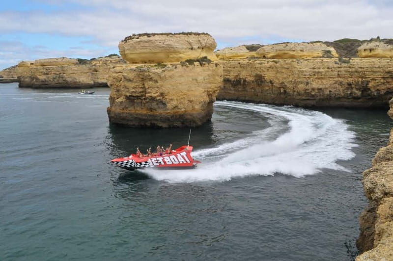 Albufeira: High-Adrenaline Jet Boat Ride - The high-speed section: spins, slides, and power brakes