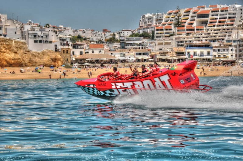 Albufeira: High-Adrenaline Jet Boat Ride - How wet will you get?