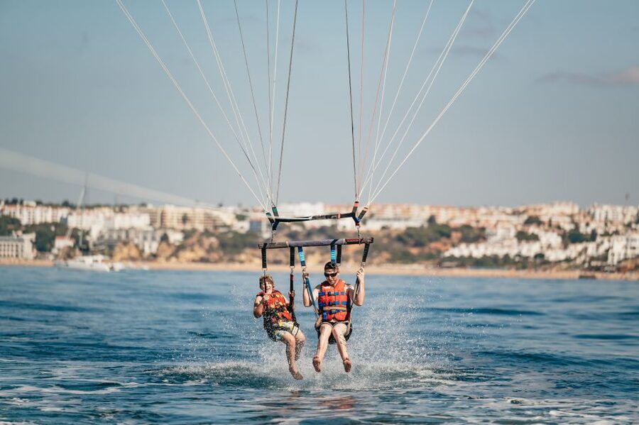 Albufeira: Parasailing Boat Trip - Setting out from Albufeira Marina
