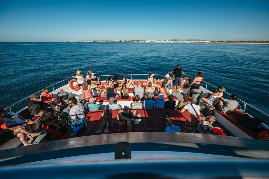 Algarve 3-Hour Caves and Coastline Boat Trip - Leaving Albufeira Marina for the Algarve Coast