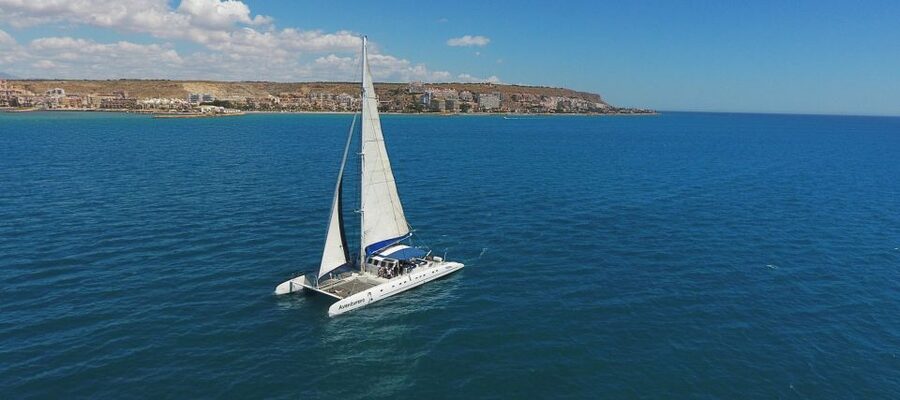 Alicante: 6-Hour Catamaran Cruise to Tabarca Island - Leaving Alicante Port for the White Coast