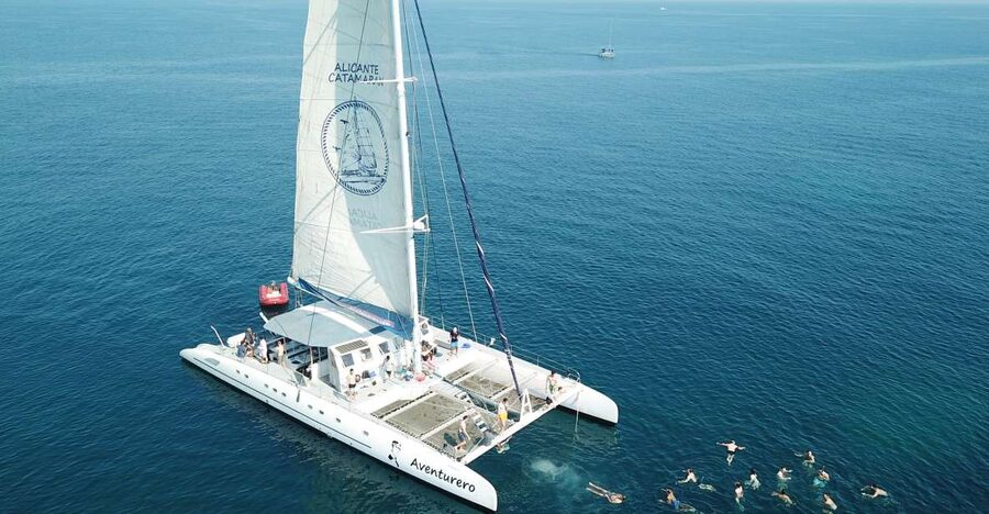 Alicante: 6-Hour Catamaran Cruise to Tabarca Island - The return sail past Carabassi Beach and Santa Pola