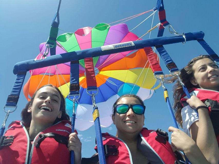 Alicante: Boat Trip and Parasailing Experience with Drink - Preparing for the 150-meter flight