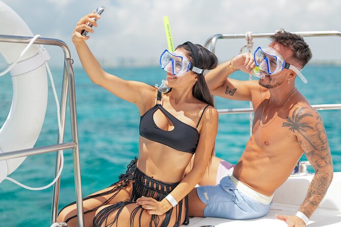 All Inclusive Isla Mujeres Catamaran - Playa Norte and Isla Mujeres beach time