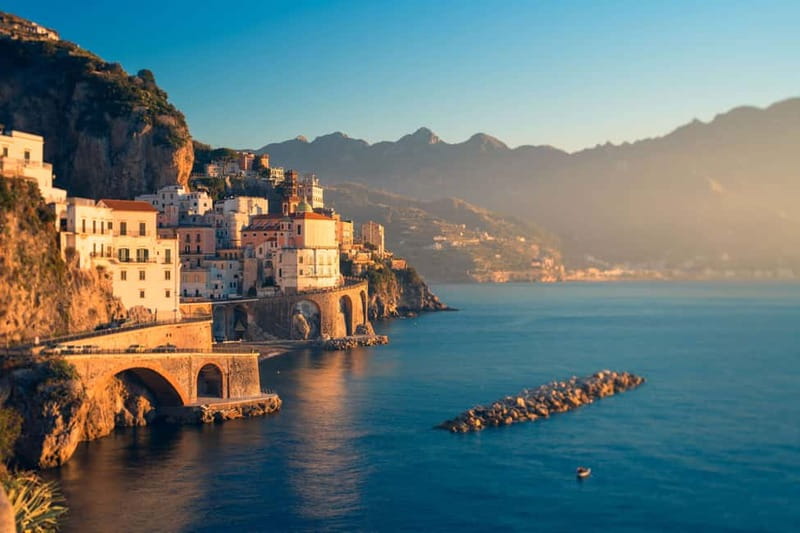 Amalfi Coast: Sunset Boat Tour with Fruit & Drinks - Conca dei Marini and the story behind Santa Rosa
