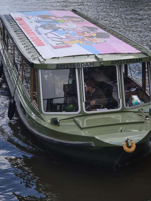 Amsterdam: 420 Smoke-Friendly Boat Tour - Starting near Amsterdam’s red light district