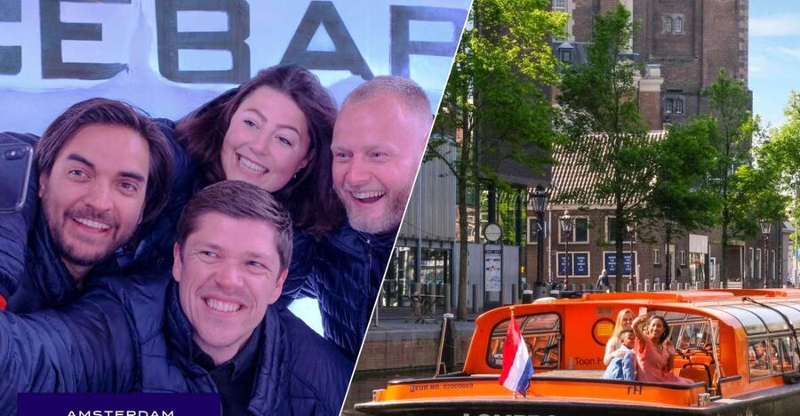 Amsterdam: Canal Cruise and Entrance to Xtracold Icebar - Two Amsterdam experiences with very different moods