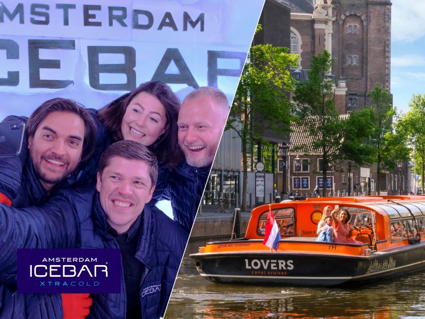 Amsterdam: Canal Cruise and Entrance to Xtracold Icebar - Plan the gap between the boat and Xtracold Icebar