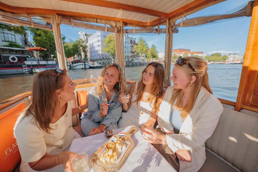 Amsterdam: Classic Saloon Boat Cruise with Cheese & Wine - Is the cheese and wine upgrade worth it?