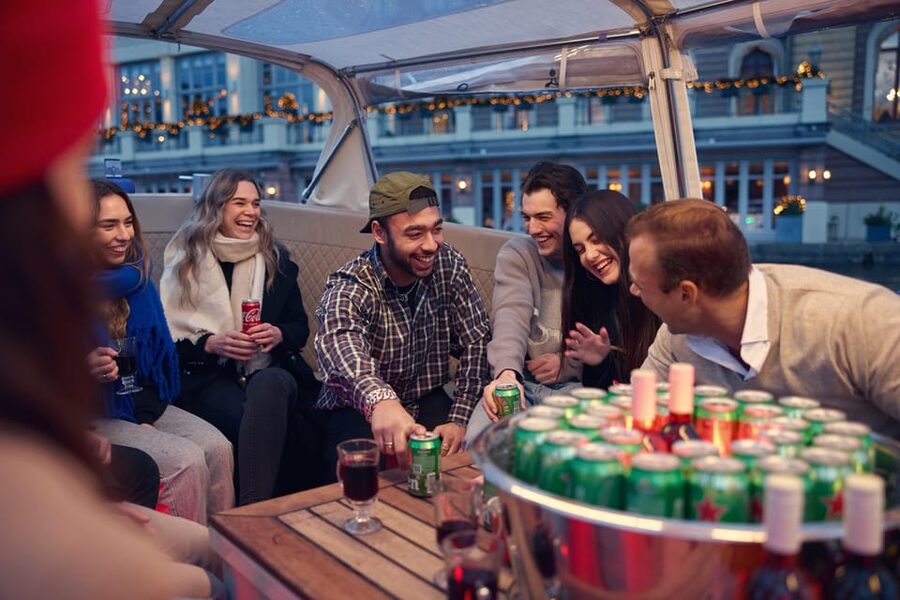 Amsterdam: Covered Canal Booze Cruise with Unlimited Drinks - What the $18 price really gets you