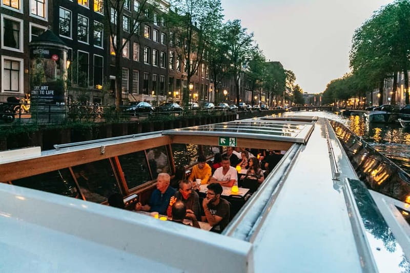 Amsterdam: Evening Cruise with Optional Wine and Snacks - The Golden Bend and Rijksmuseum finish