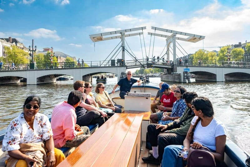 Amsterdam: Guided City Highlights Open Boat Canal Cruise - Key things to know before you go