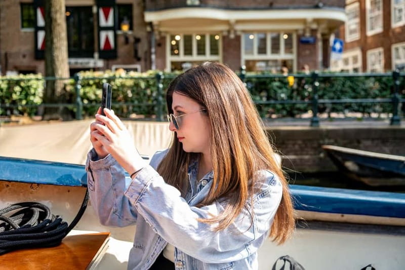 Amsterdam: Guided City Highlights Open Boat Canal Cruise - Centraal Station and the canal belt