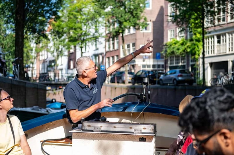 Amsterdam: Guided City Highlights Open Boat Canal Cruise - Meeting at Stadhouderskade 501