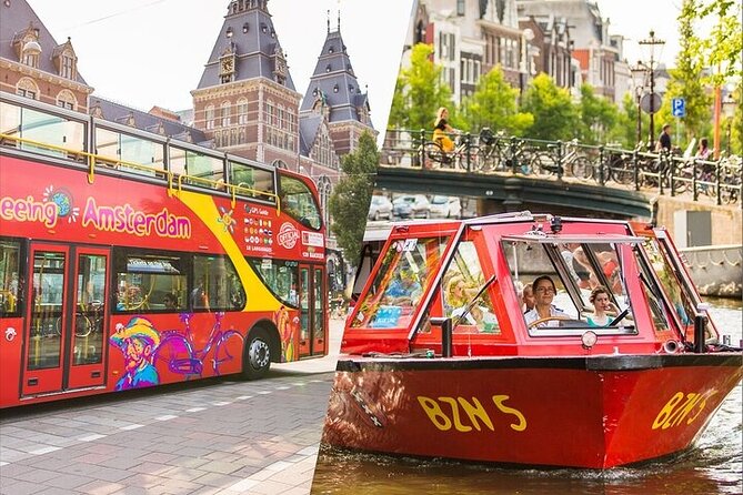 Amsterdam Hop-On Hop-Off 24h or 48h Bus and Boat Option - What this Amsterdam ticket actually gives you