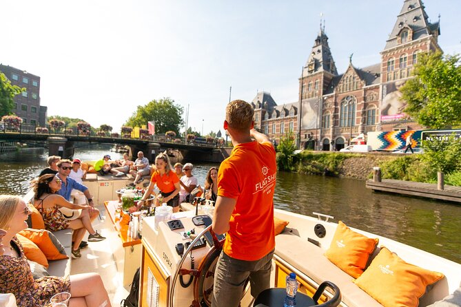 Amsterdam Luxury Canal Cruise + Unlimited Drinks & Bites option - The Bridge of 15 Bridges and Amsterdam’s canal geometry
