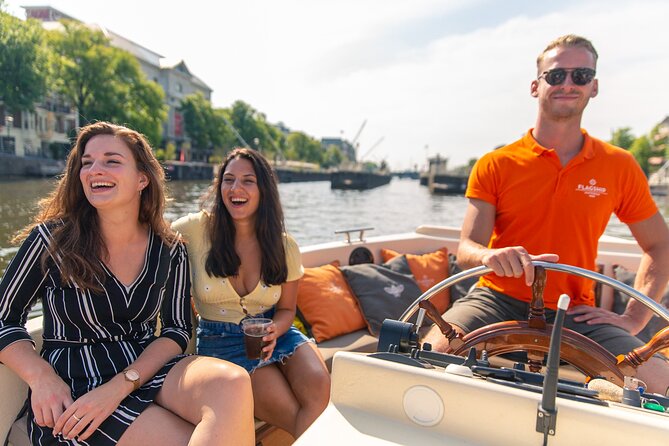 Amsterdam Luxury Canal Cruise + Unlimited Drinks & Bites option - The Rijksmuseum from the water