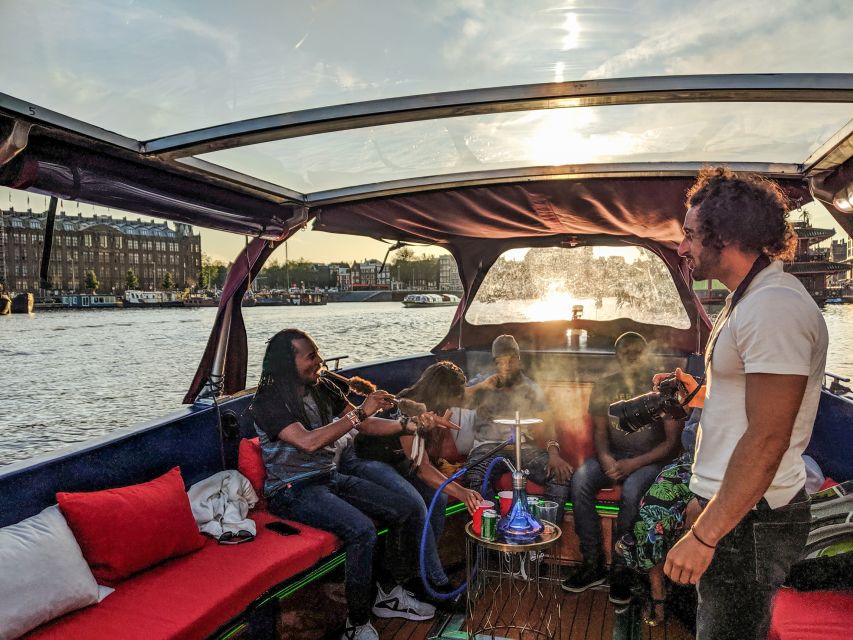 Amsterdam: Smoke and Lounge City Boat Cruise - What you see along the 70-minute route
