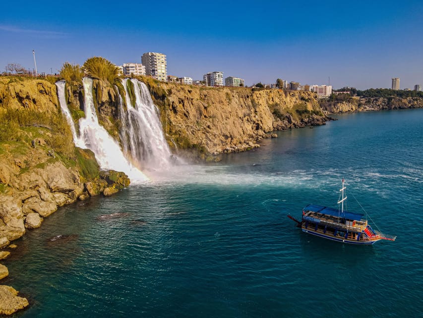 Antalya: Beach & Waterfalls Boat Trip w/ Lunch & Soft Drinks - The longer swim near Duden