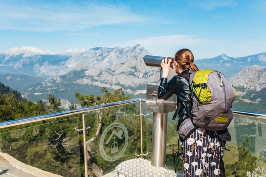Antalya: City Tour including Waterfalls and Boat tour - The cable car and the view from above