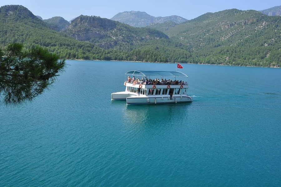 Antalya: Green Canyon Boat Trip with Lunch & Soft Drinks - Swimming in clear, cool water