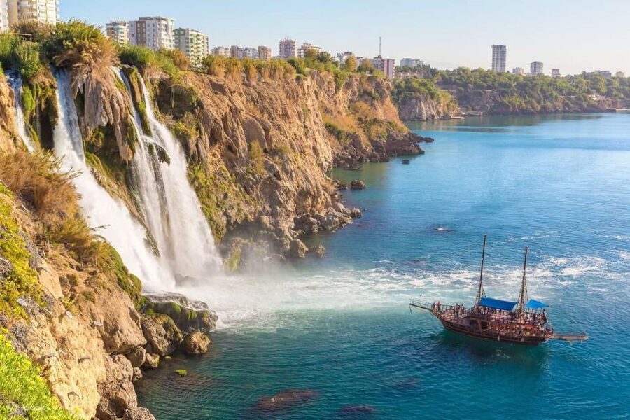 Antalya: Guided Old Town Tour with Boat Trip and Lunch - Düden Waterfalls, Antalya’s natural counterpoint
