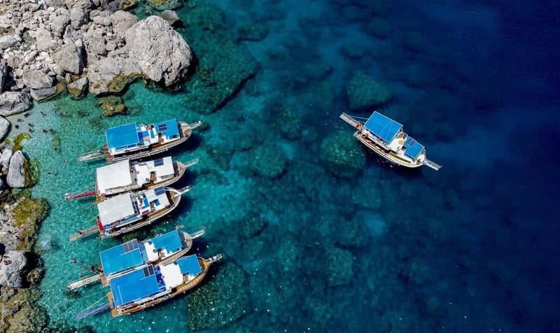 Antalya: Suluada Island Boat Trip with Lunch & Hotel Pickup - Lunch on board, simple and practical