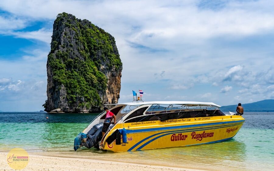 Ao Nang: 4 Islands Day Tour by Speedboat or Longtail Boat - Poda Island gives you the longest beach break