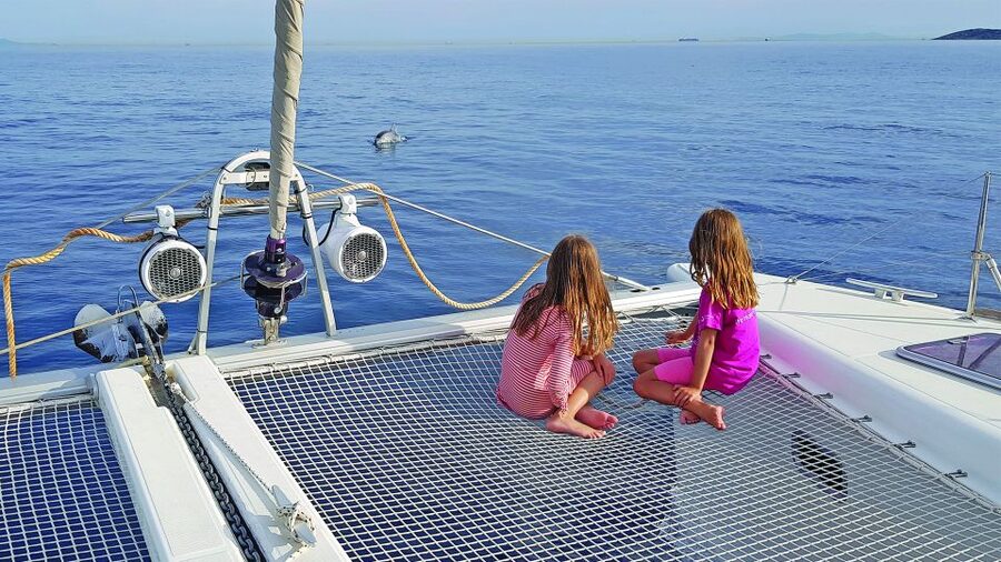 Athens: Riviera Catamaran Cruise with Meal and Drinks - A Greek barbecue prepared on the catamaran