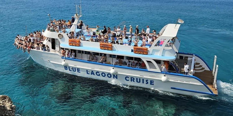 Ayia Napa: Blue Lagoon & Turtle Cruise with Optional Lunch - Blue Lagoon: one hour in clear water