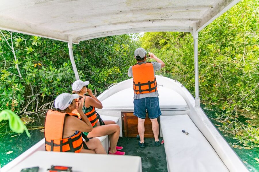 Bacalar: 3 Hour Boat Trip with Swimming & Drinks - Guides shape the whole experience
