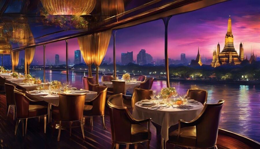 Bangkok: White Orchid Chao Phraya Dinner Cruise free Beer - ICONSIAM, the river’s modern opening scene