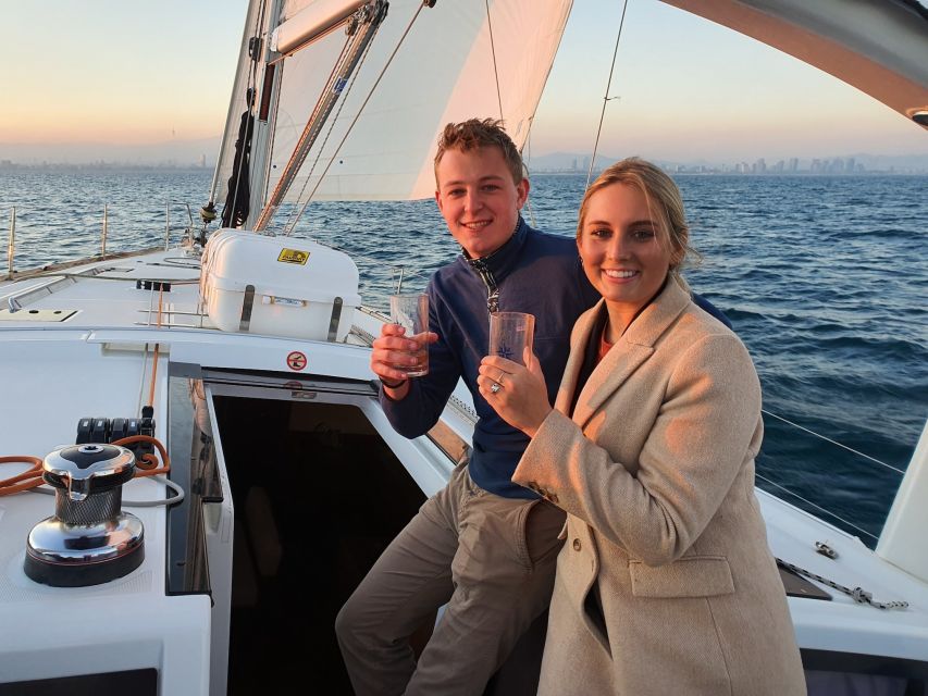 Barcelona: 2-Hour Sailboat Tour with Snacks and Drinks - Under the drawbridge and onto open water