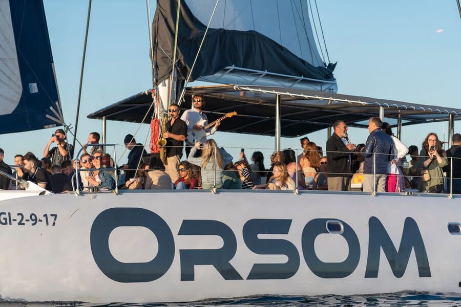 Barcelona: Catamaran Cruise with optional Live Jazz Music - Leaving Barcelona behind