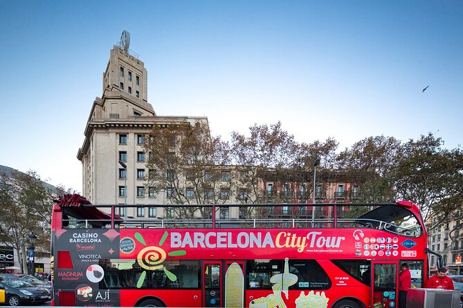 Barcelona City Tour Hop-On Hop-Off with Optional Boat - Audio, seating, and comfort on the bus